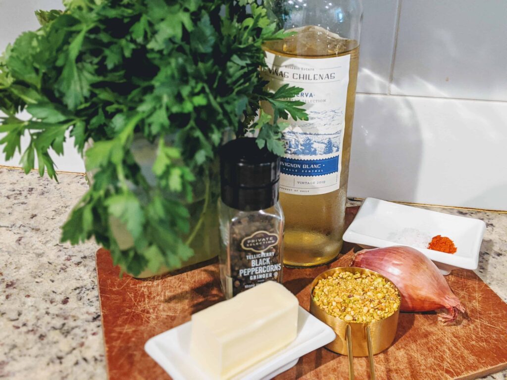 pistachio cod ingredients