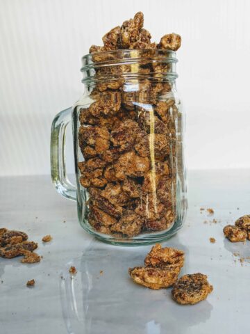 crunchy candied pecans