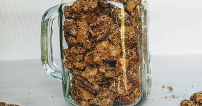 crunchy candied pecans