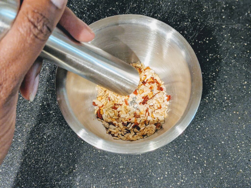 mortar Chili-Garlic Onion Crunch-Trader Joe's Copycat Recipe