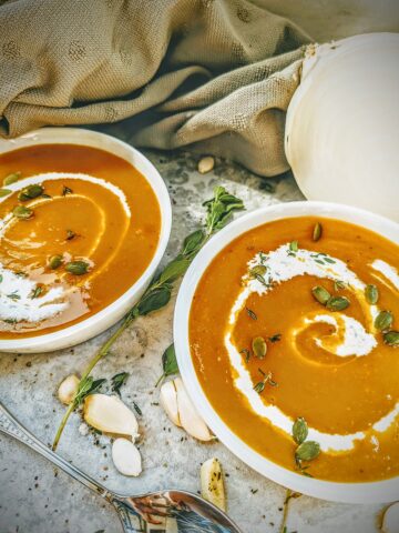 simple creamy pumpkin soup