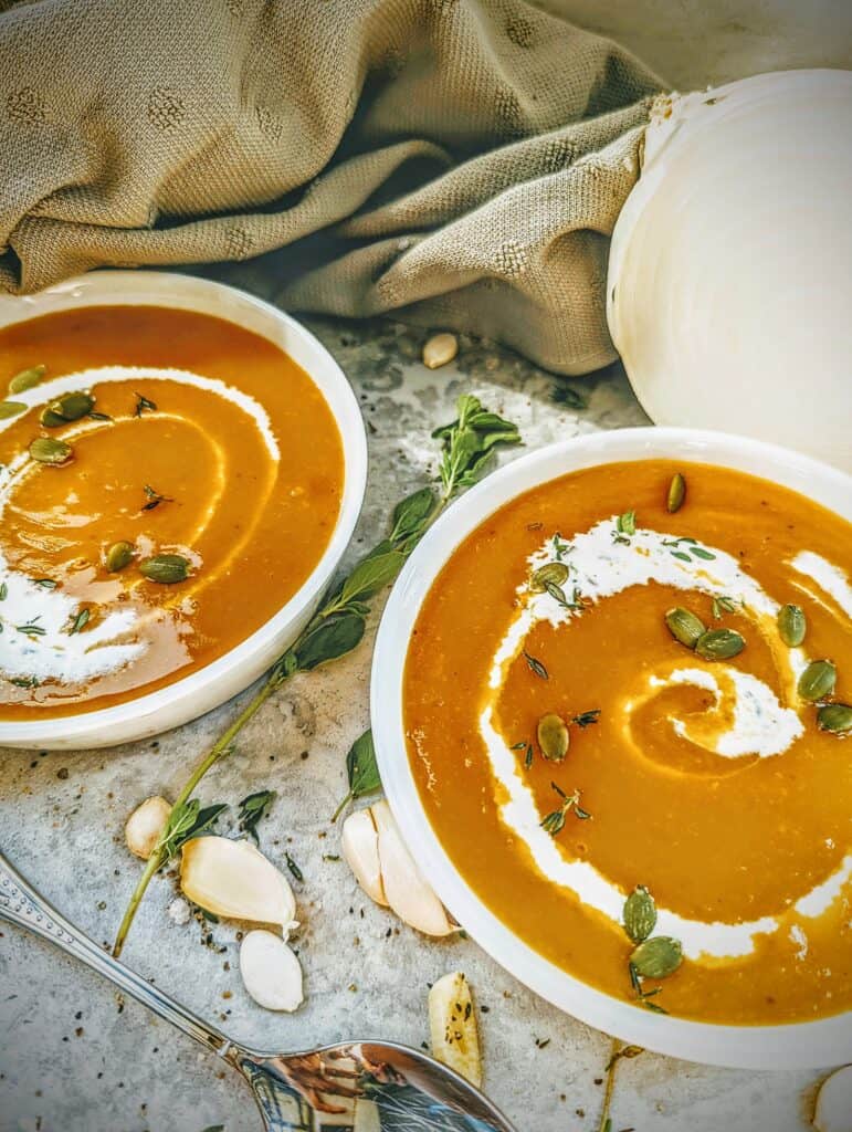 simple creamy pumpkin soup recipe