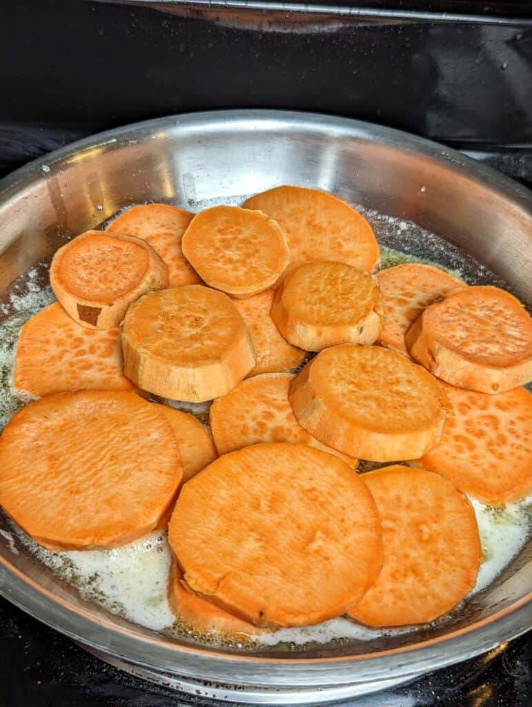 tropical candied yams uncooked